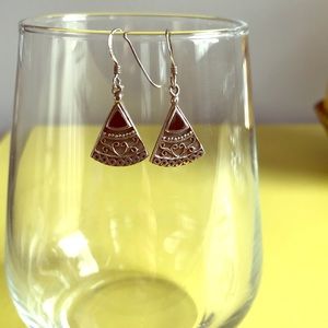 Sterling silver bohemian earrings